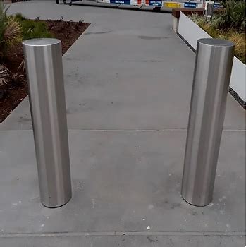 impact tested shallow mount bollards|sloan shallow mount bollards.